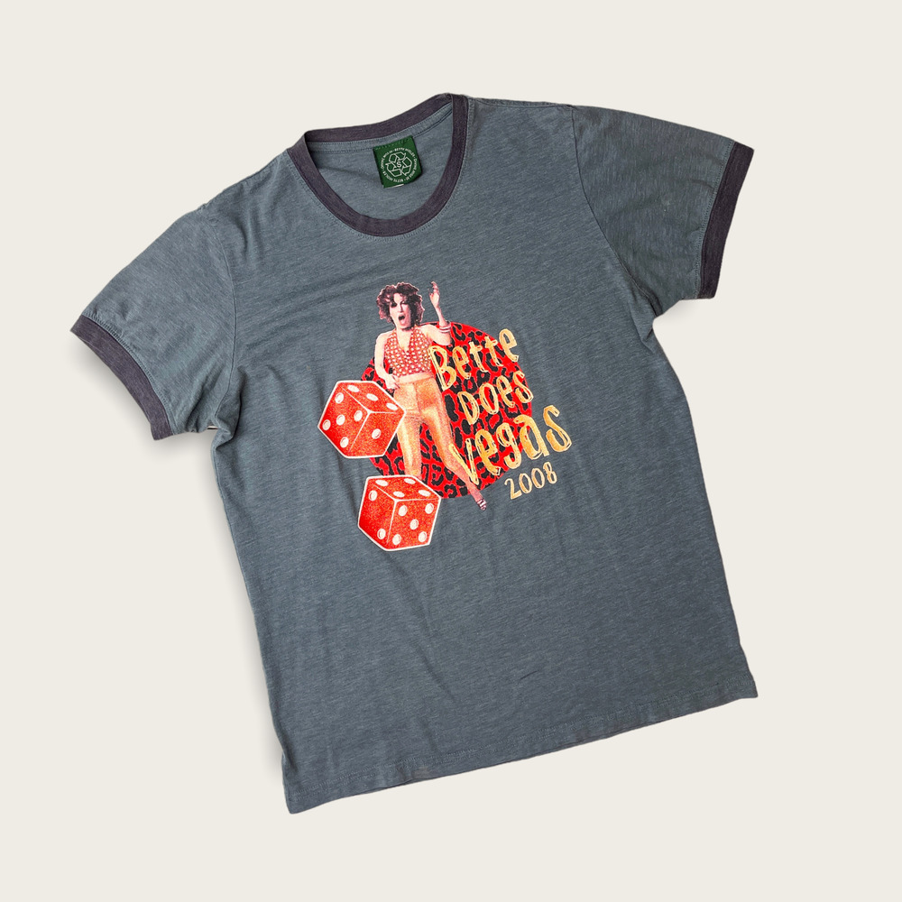 Bette Midler Caesars Las Vegas 2008 Fitted Concert T-Shirt, S